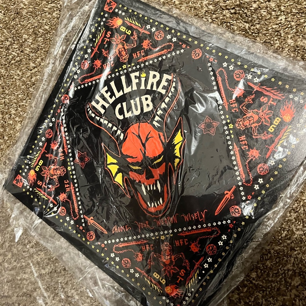 hellfire club stranger things decor